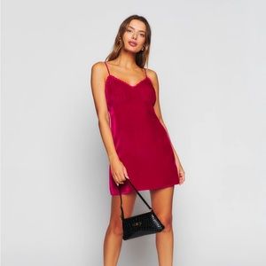 Reformation Laine Velvet Dress